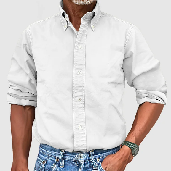 DELACROIX | CHEMISE À MANCHES LONGUES ANTI-PLIS POUR HOMME