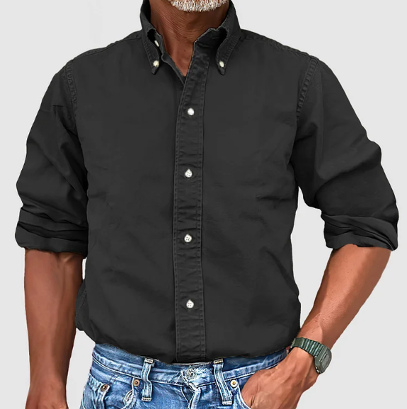 DELACROIX | CHEMISE À MANCHES LONGUES ANTI-PLIS POUR HOMME