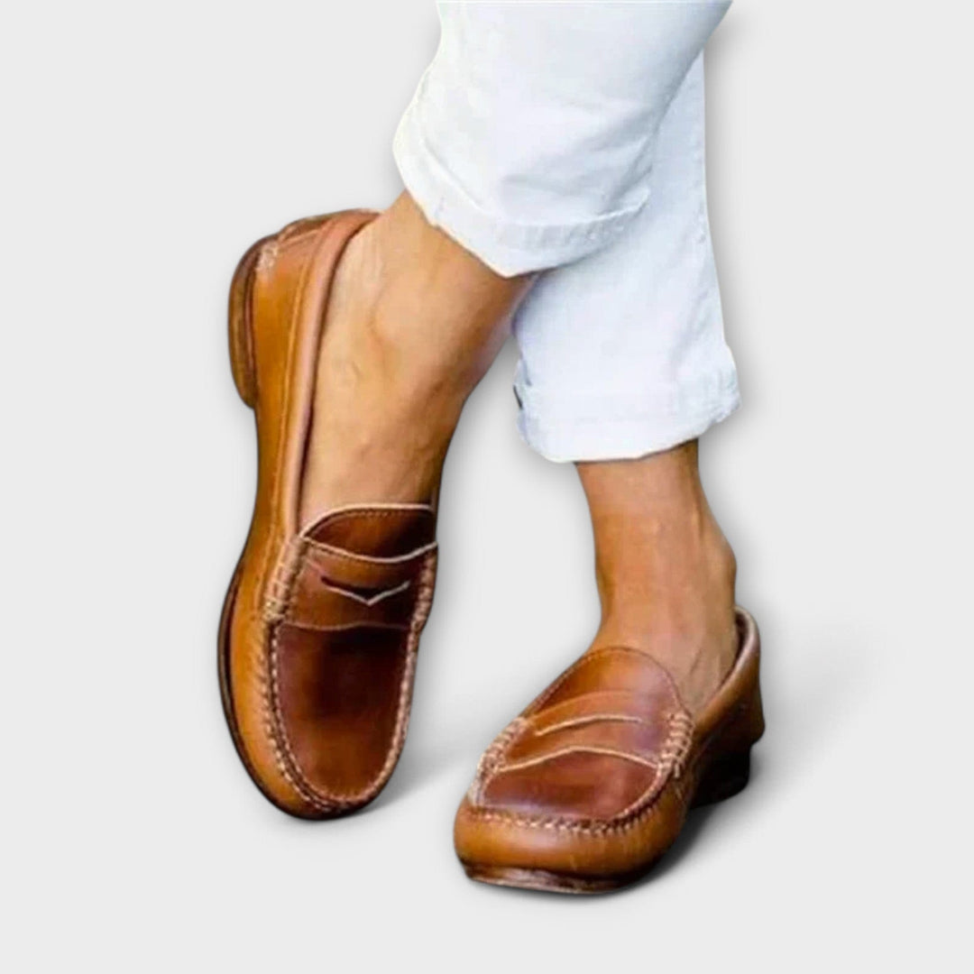 DELACROIX | Mocassins Cuir Intemporels Margot