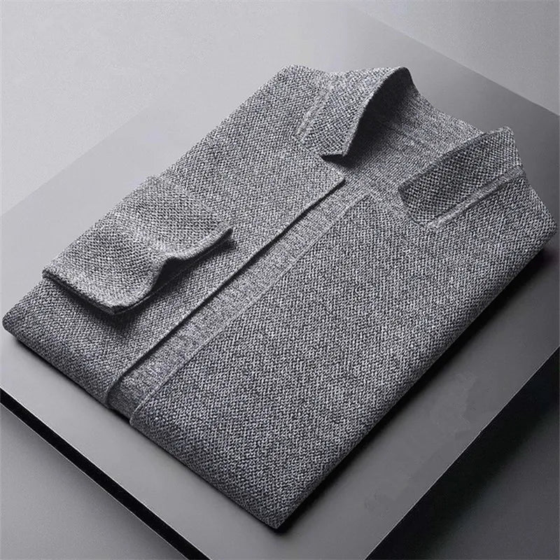 DELACROIX | CARDIGAN EN LAINE TRICOTÉE POUR HOMME