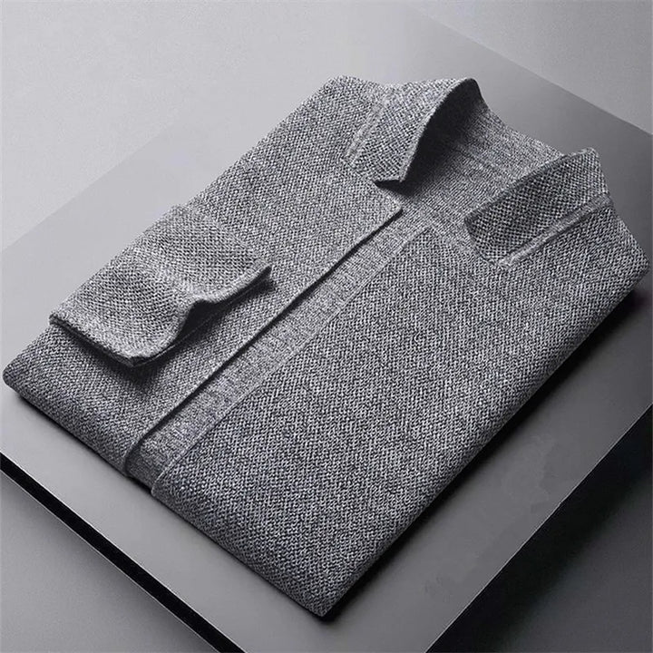 DELACROIX | CARDIGAN EN LAINE TRICOTÉE POUR HOMME