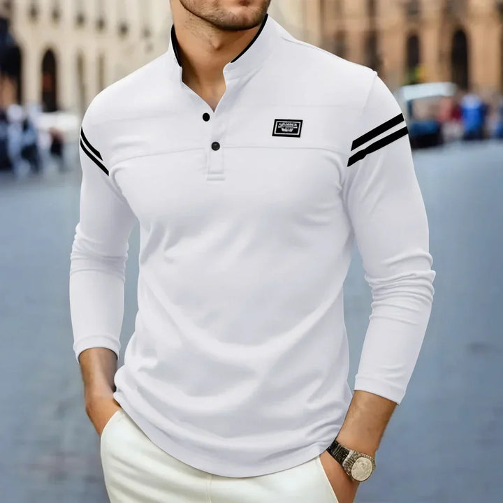 DELACROIX | T-SHIRT À MANCHES LONGUES MODERNE POUR HOMME