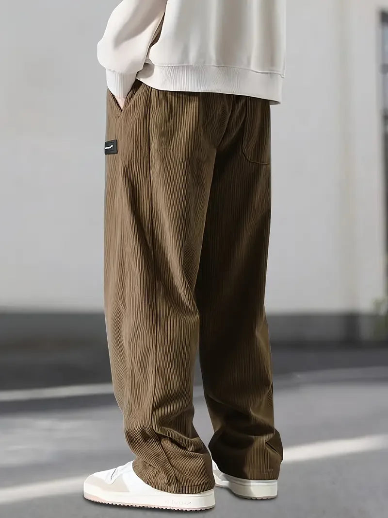 DELACROIX | PANTALON ÉLÉGANT EN VELOURS CÔTELÉ