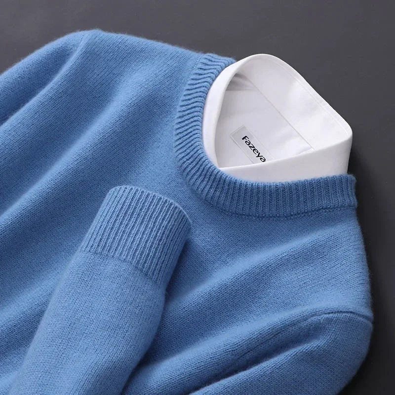 DELACROIX | Pull Col Rond Maille Douce Marcel