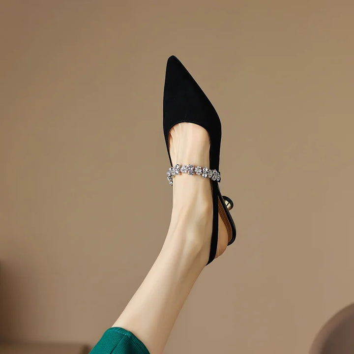 DELACROIX | Escarpins Slingback Cristal Pauline