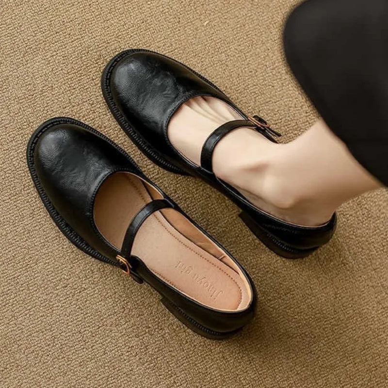 DELACROIX | Babies Cuir Talon Bas Danielle