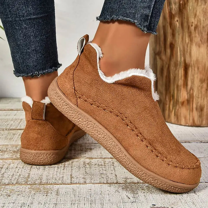 DELACROIX | Mocassins Fourrés Col Douillet Brigitte