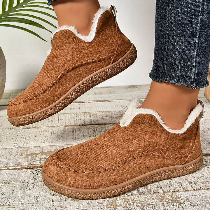DELACROIX | Mocassins Fourrés Col Douillet Brigitte