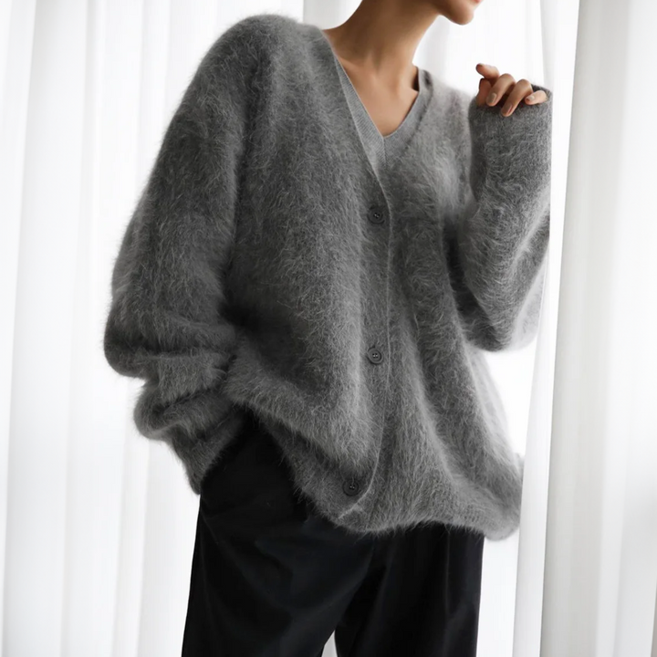 DELACROIX | Cardigan Mohair Duveteux Élise