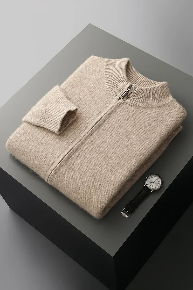 DELACROIX | GILET DE LUXE EN LAINE DE CACHEMIRE PREMIUM