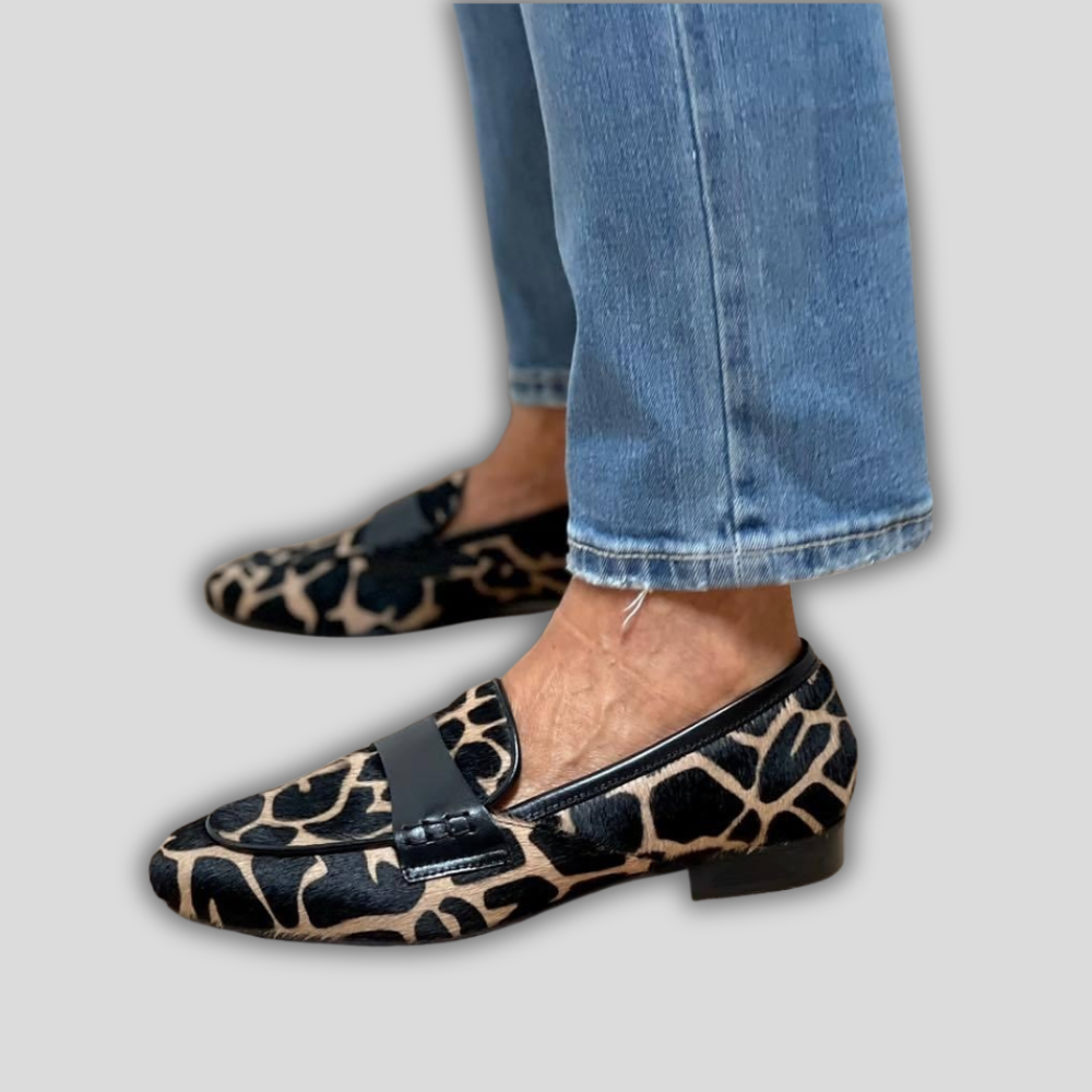 DELACROIX | Mocassins Léopard Confort Brigitte