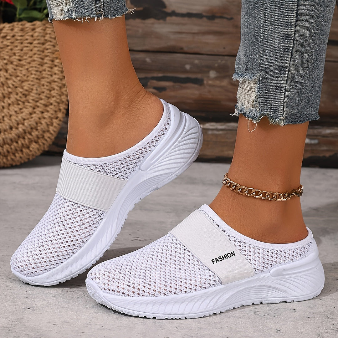 DELACROIX | Baskets Mules Mesh Respirant Nicole
