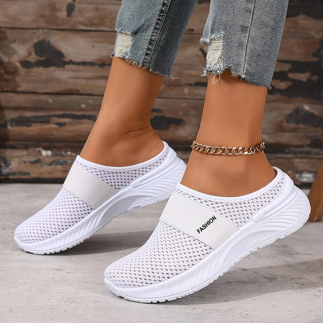 DELACROIX | Baskets Mules Mesh Respirant Nicole
