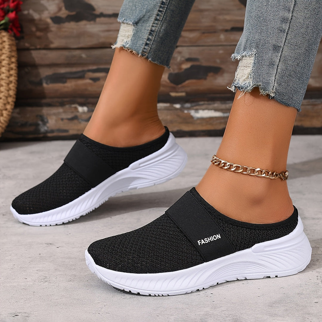 DELACROIX | Baskets Mules Mesh Respirant Nicole