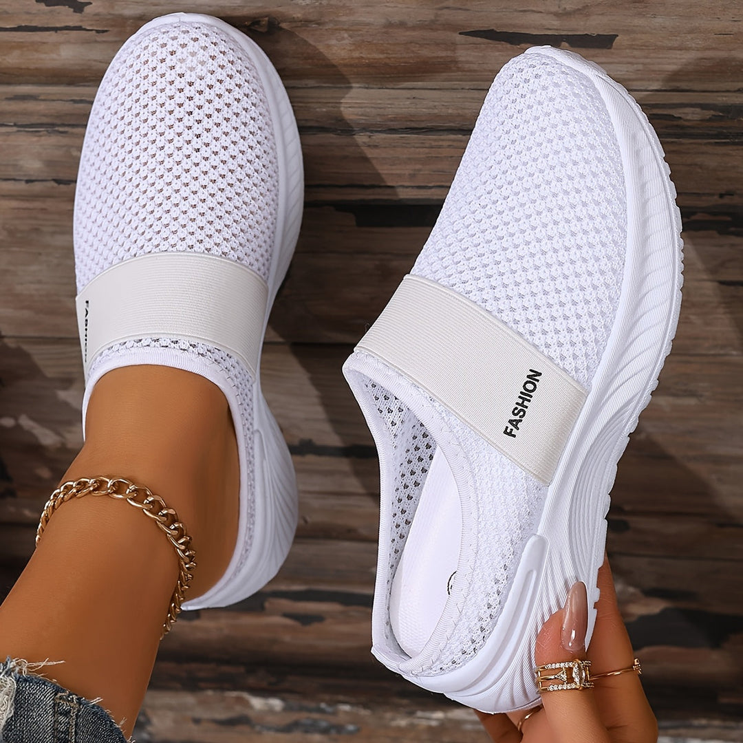 DELACROIX | Baskets Mules Mesh Respirant Nicole
