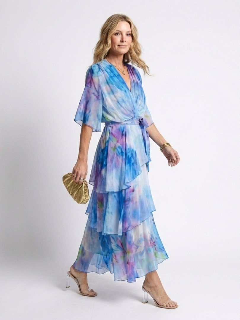 DELACROIX | Robe maxi à décolleté Calista