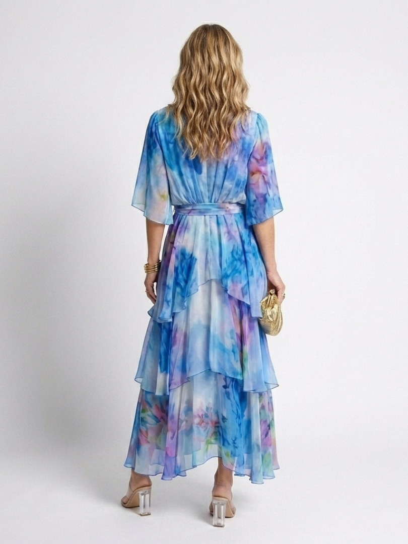 DELACROIX | Robe maxi à décolleté Calista