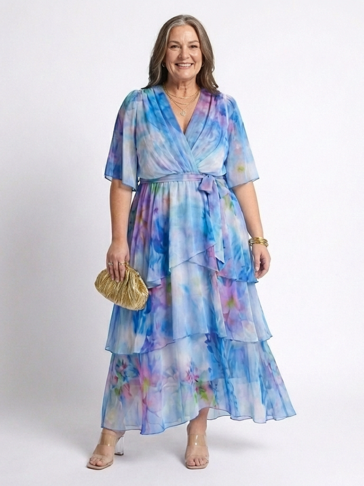 DELACROIX | Robe maxi à décolleté Calista