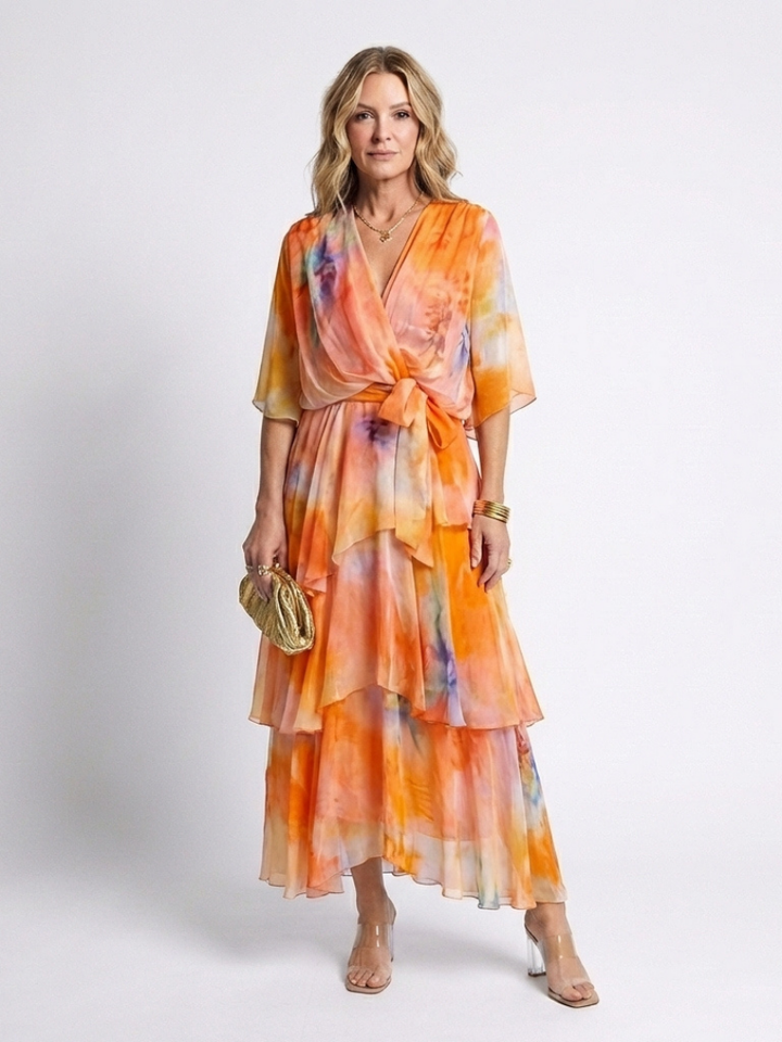 DELACROIX | Robe maxi à décolleté Calista