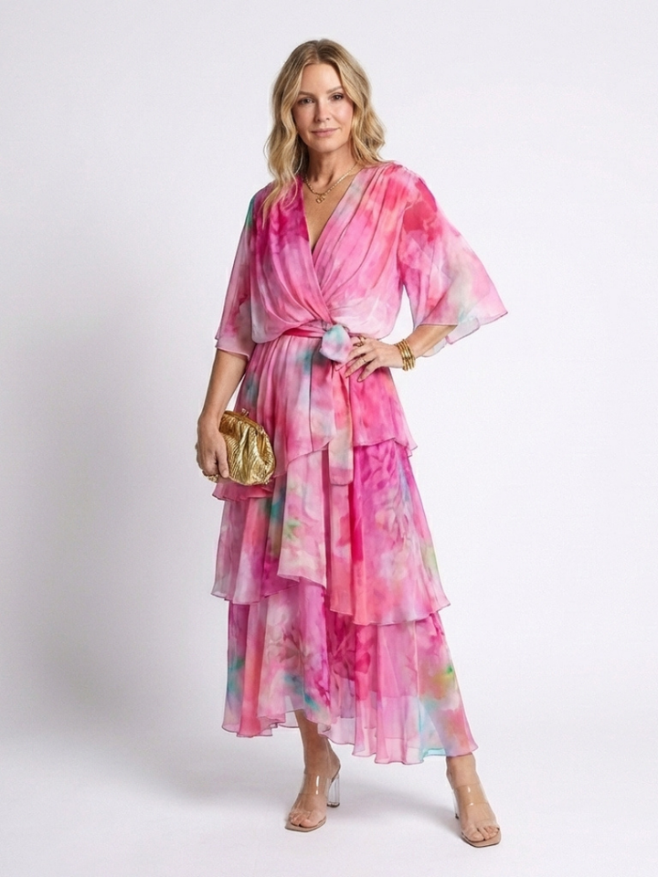 DELACROIX | Robe maxi à décolleté Calista