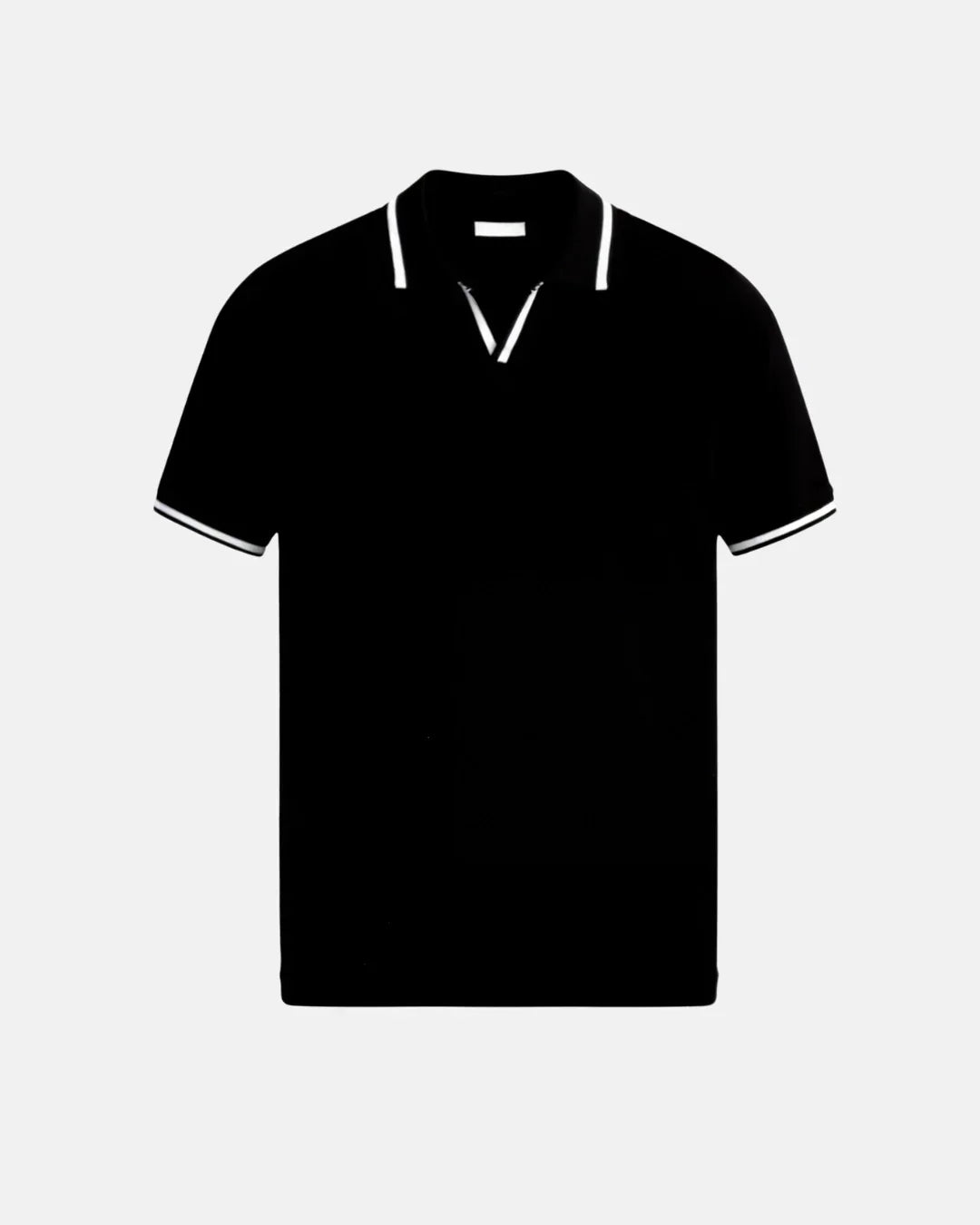 DELACROIX | POLO SUR MESURE EN PIQUÉ AVEC DÉTAILS CONTRASTANTS