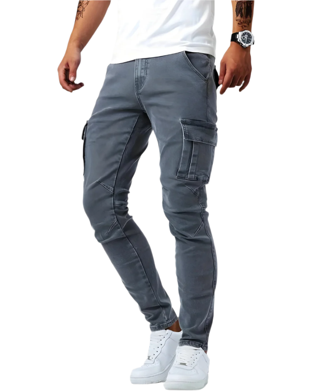 DELACROIX | PANTALON CARGO STRETCH