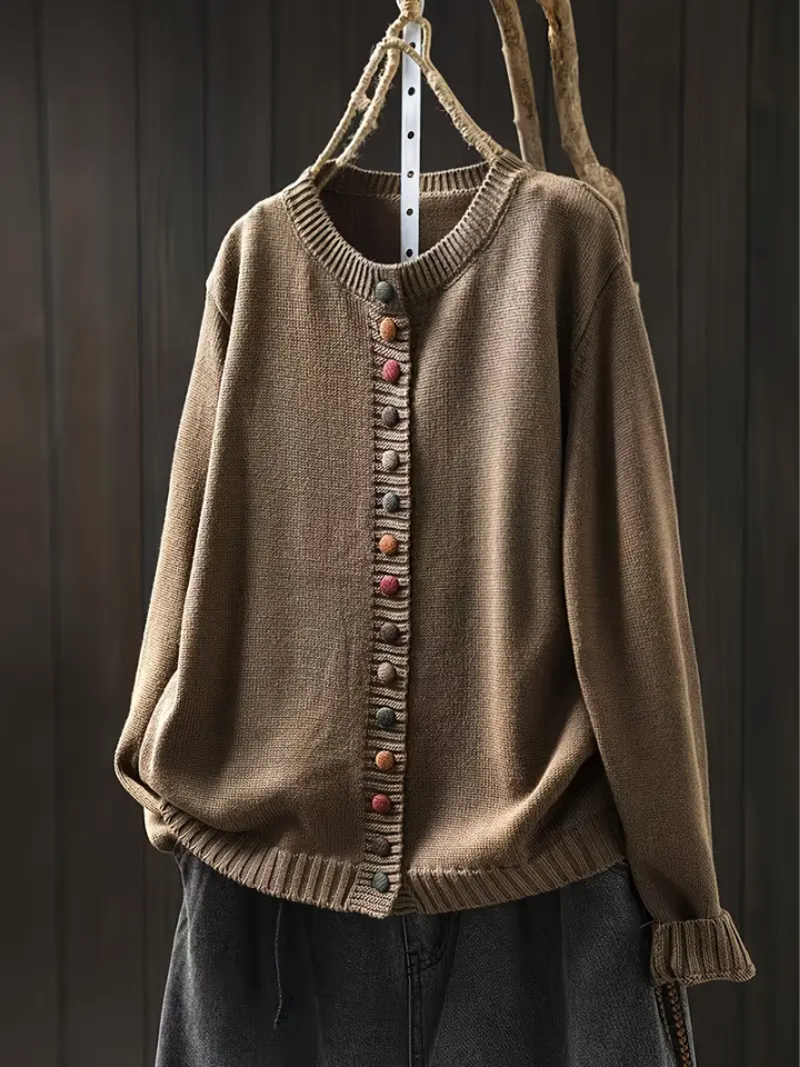 DELACROIX | Cardigan Boutons Colorés Michèle