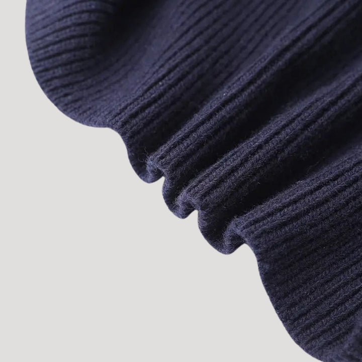 DELACROIX | Cardigan Marine Col Denim Chloé