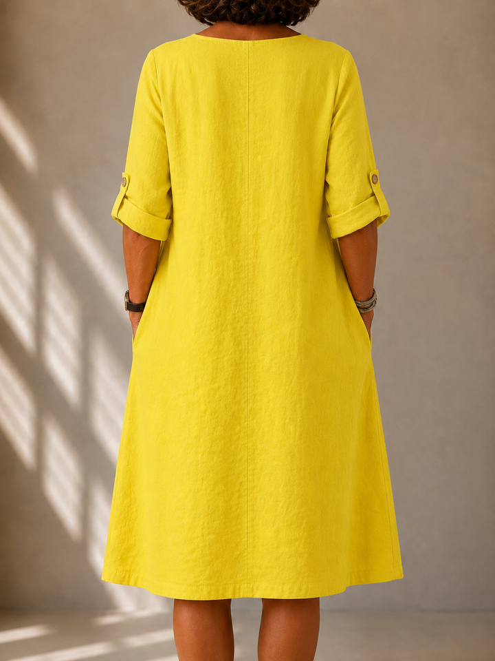DELACROIX | Robe Fluide Col V Sylvie