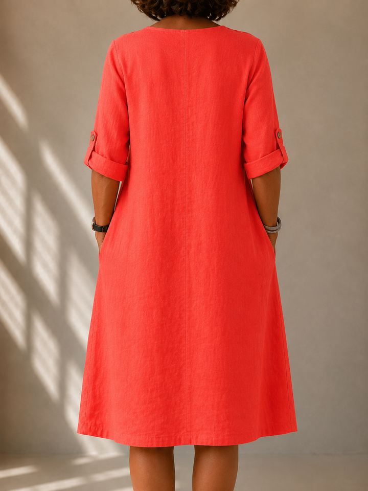 DELACROIX | Robe Fluide Coupe Droite Margot