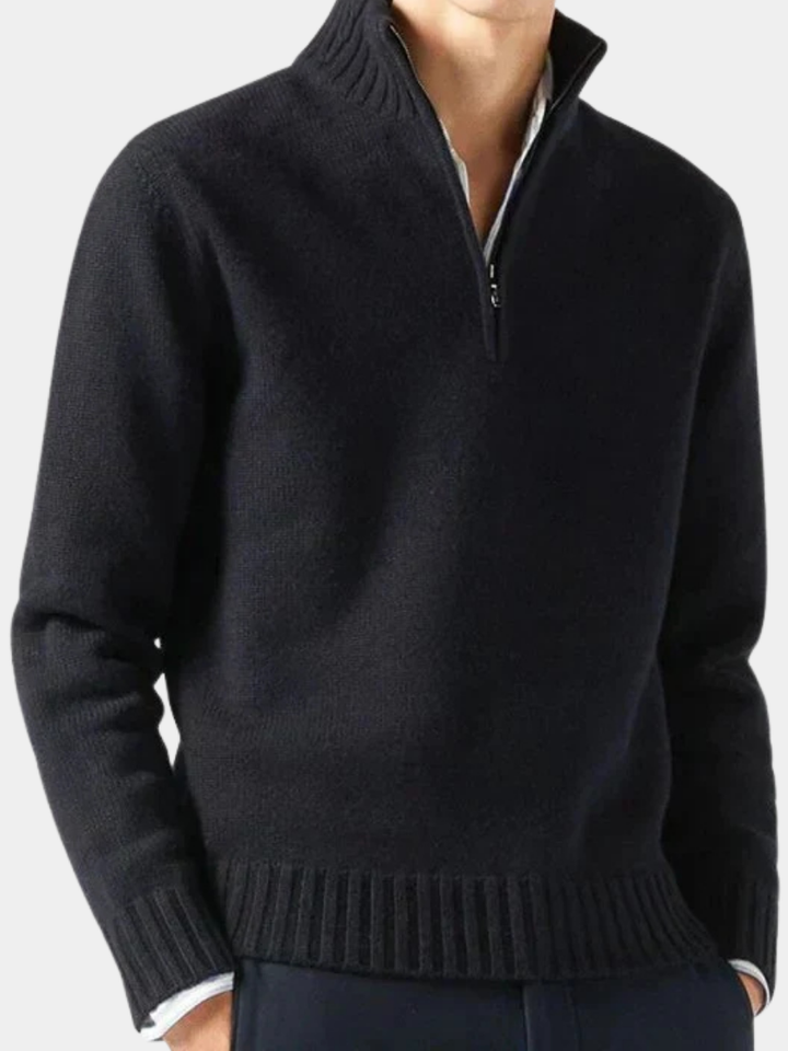DELACROIX | DOLCEVITA EN LAINE AVEC ZIP POUR HOMME