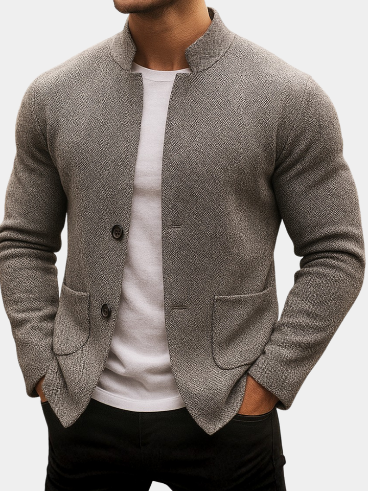DELACROIX | CARDIGAN EN LAINE TRICOTÉE POUR HOMME