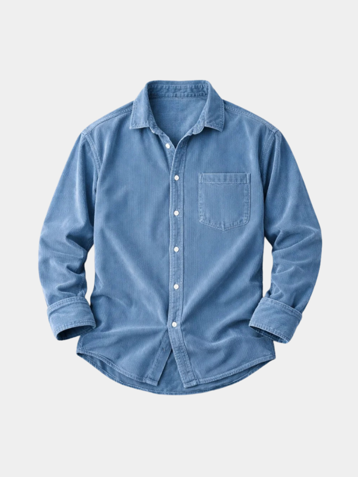 DELACROIX | CHEMISE CLASSIQUE EN VELOURS CÔTELÉ POUR HOMME