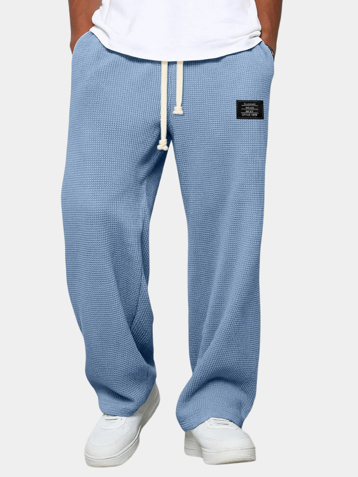 DELACROIX | Pantalon Ample Maille Gaufrée Jacques
