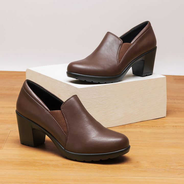 DELACROIX | Mocassins à Talon Bloc Confort Margot
