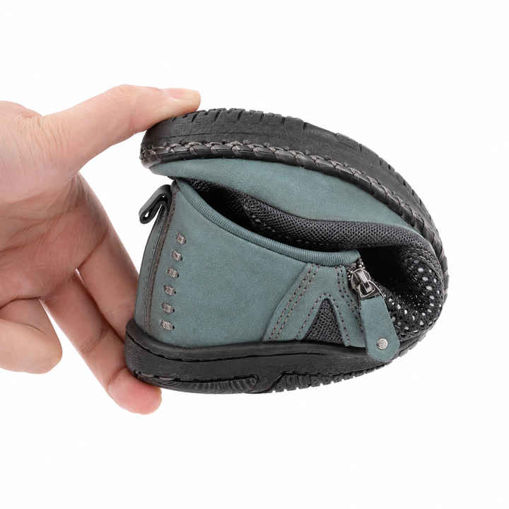 DELACROIX | Mocassins Orthopédiques Confort Zippés Élise