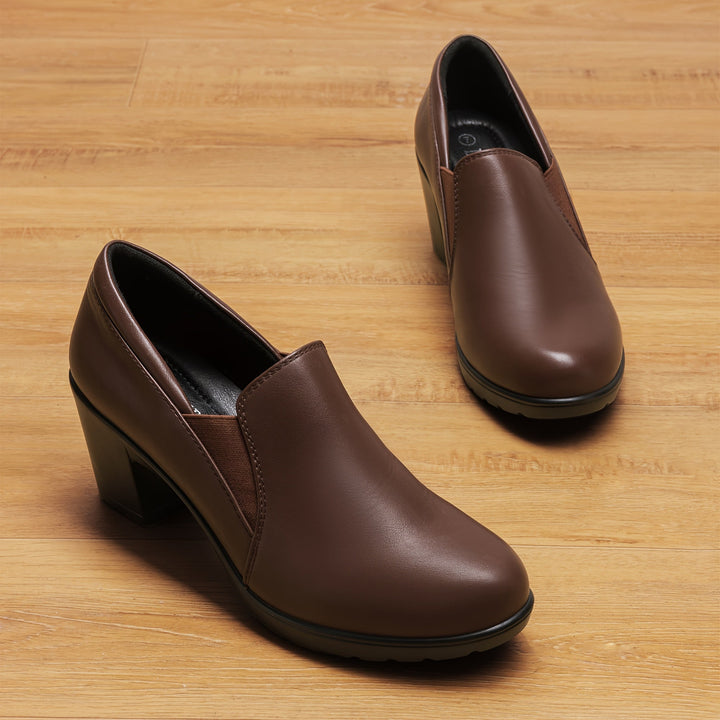 DELACROIX | Mocassins à Talon Bloc Confort Margot