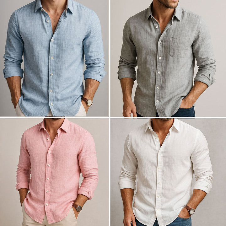DELACROIX | CHEMISE ESSENTIELLE EN LIN POUR HOMME