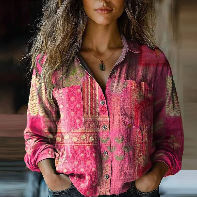 DELACROIX | Blouse à Imprimé Floral Rétro Nanna