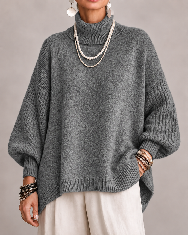 DELACROIX | Pull Col Roulé Oversize Pauline