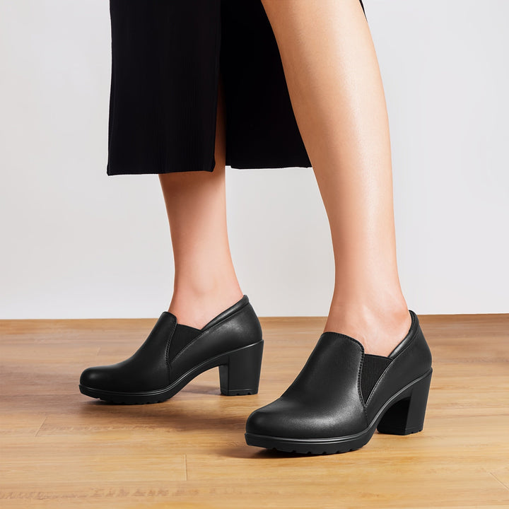 DELACROIX | Mocassins à Talon Bloc Confort Margot