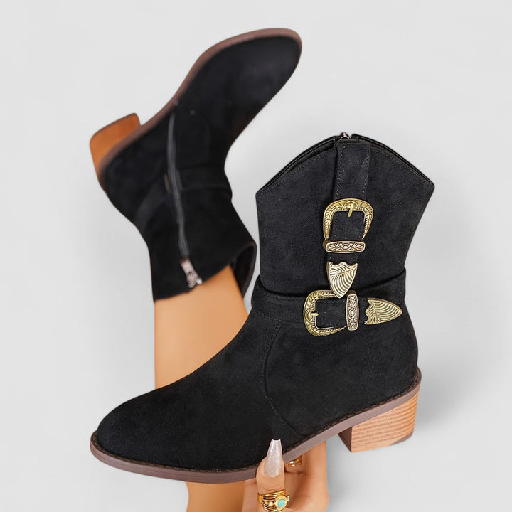 DELACROIX | Bottes Western Orthopédiques Rosa