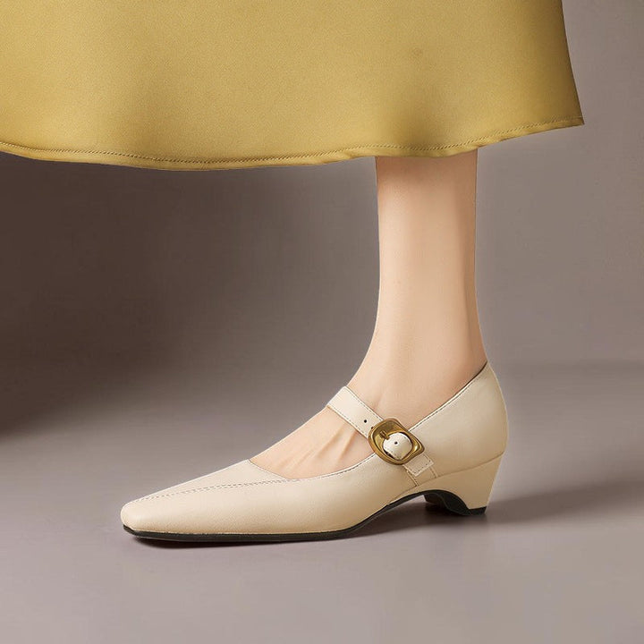 DELACROIX | Babies Pointues Boucle Dorée pour Femme Catherine