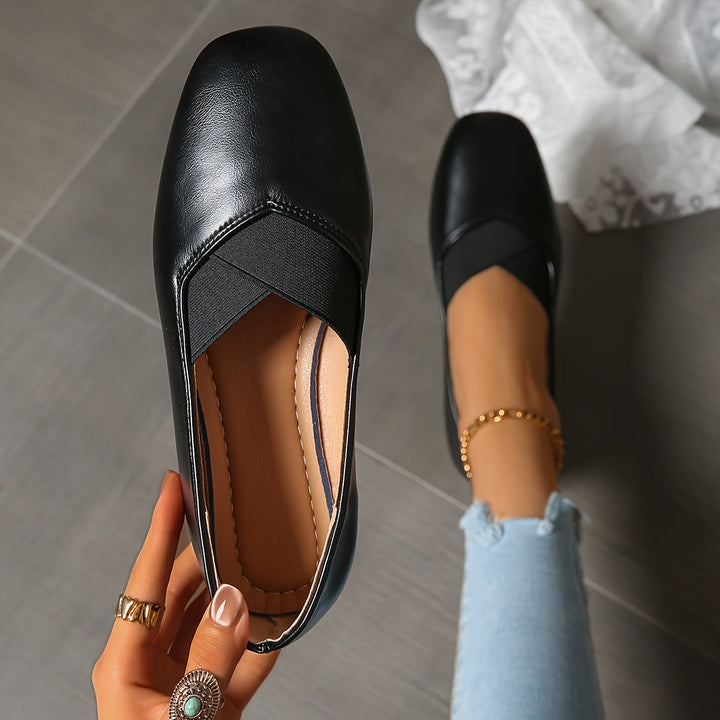 DELACROIX | Ballerines à Empiècement Élastique pour Femme Amélie