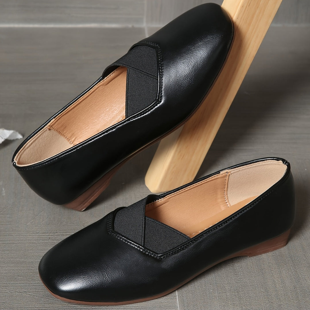 DELACROIX | Ballerines à Empiècement Élastique pour Femme Amélie
