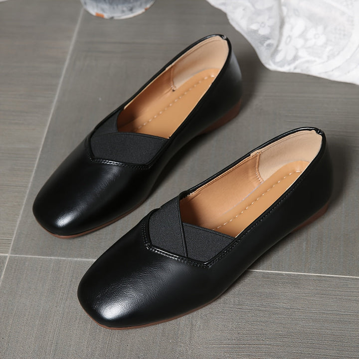 DELACROIX | Ballerines à Empiècement Élastique pour Femme Amélie