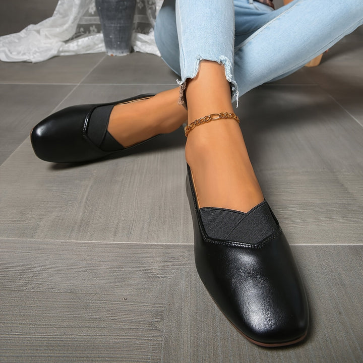 DELACROIX | Ballerines à Empiècement Élastique pour Femme Amélie