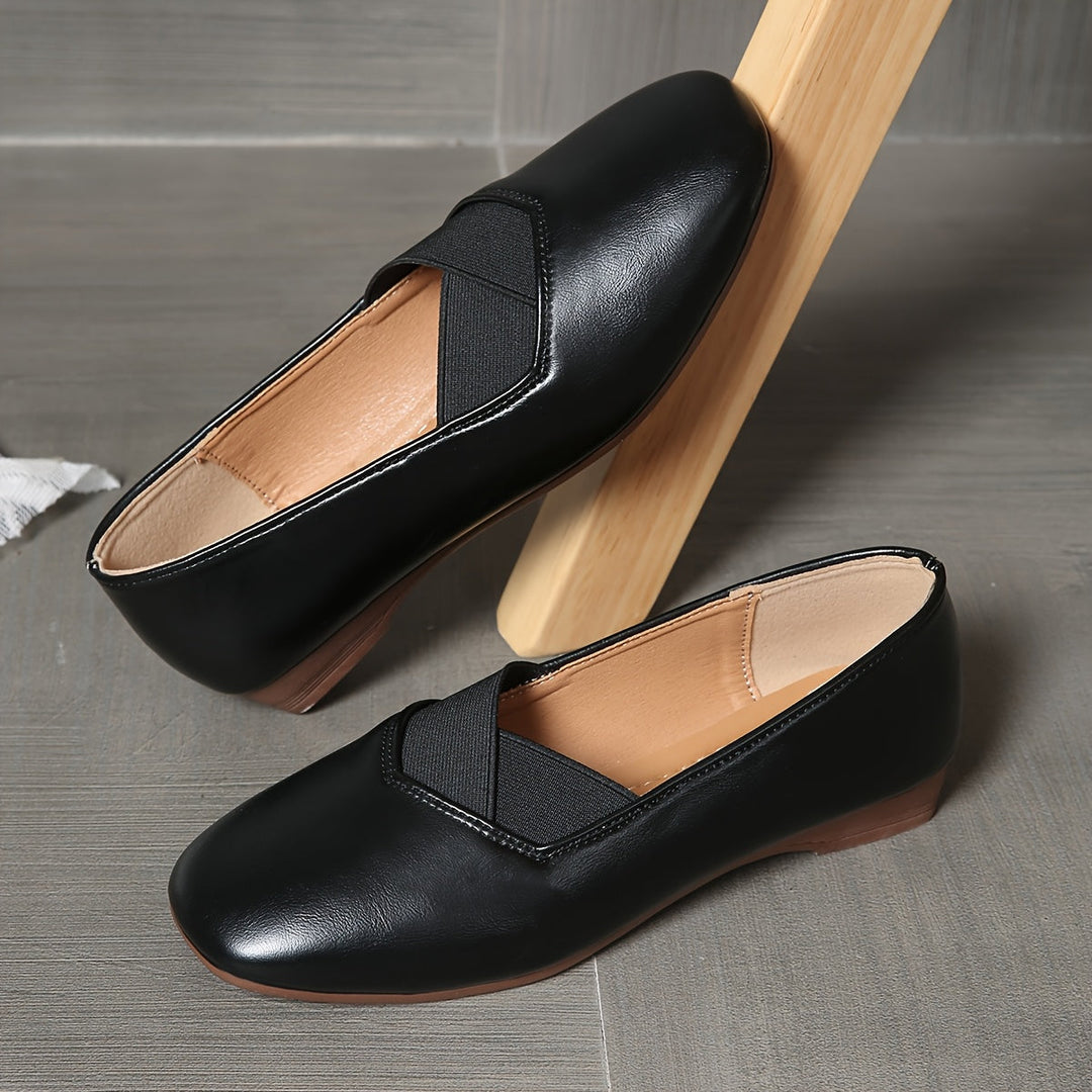 DELACROIX | Ballerines à Empiècement Élastique pour Femme Amélie