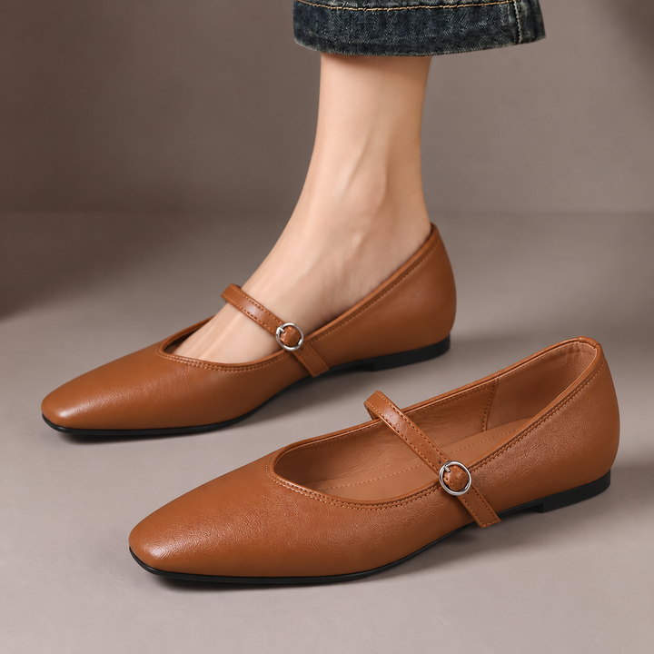 DELACROIX | Ballerines à Petite Boucle pour Femme Lucie