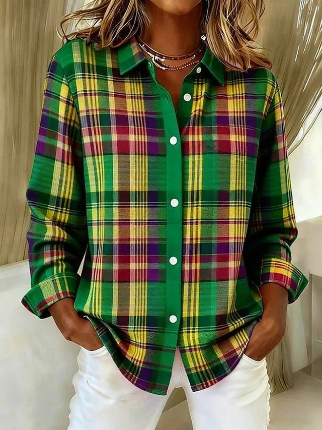 DELACROIX | Chemise Carreaux Tartan pour Femme Véronique